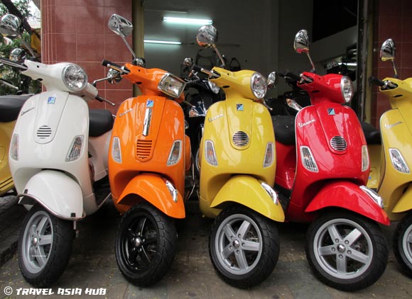 Vespa 'Moto' Scooters Saigon